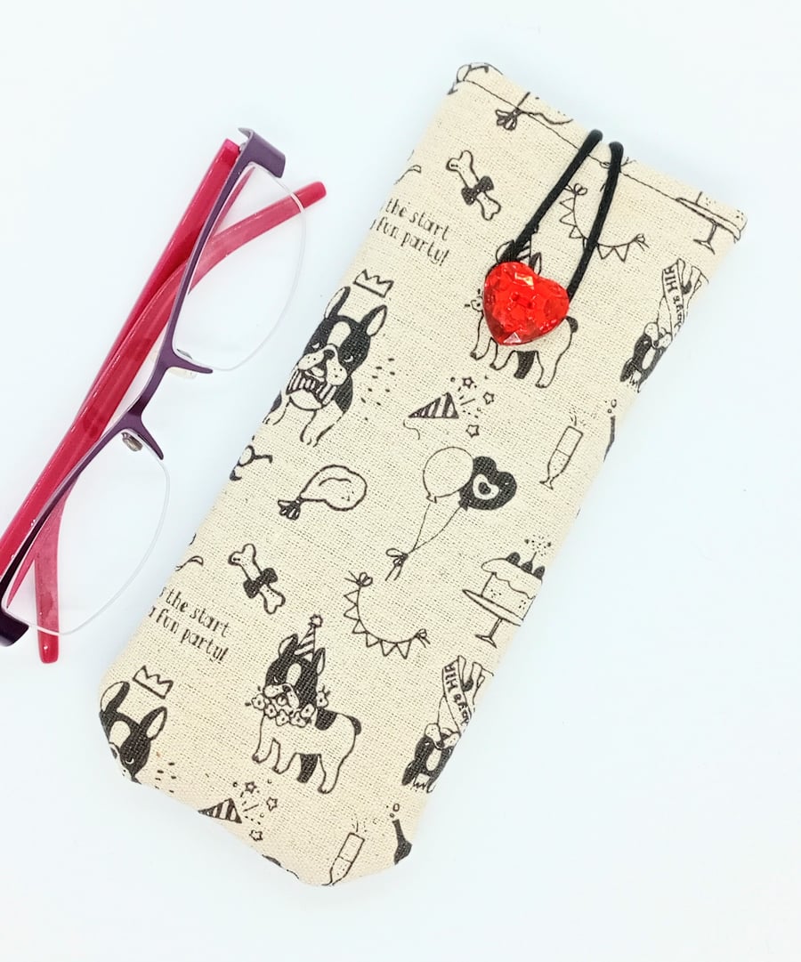 Boston Terrier Glasses Case 381HF