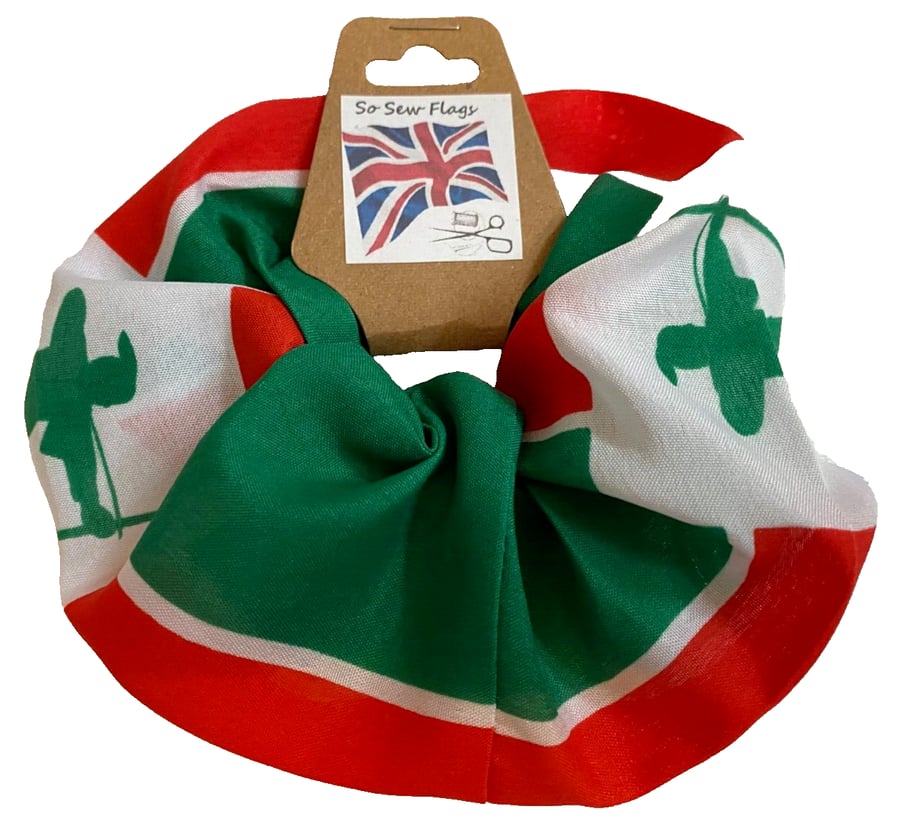 Nottinghamshire Flag Hair Scrunchie Scrunchies Accessory Band Elastic