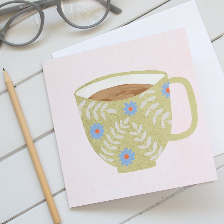 'A Cuppa' Greetings Card