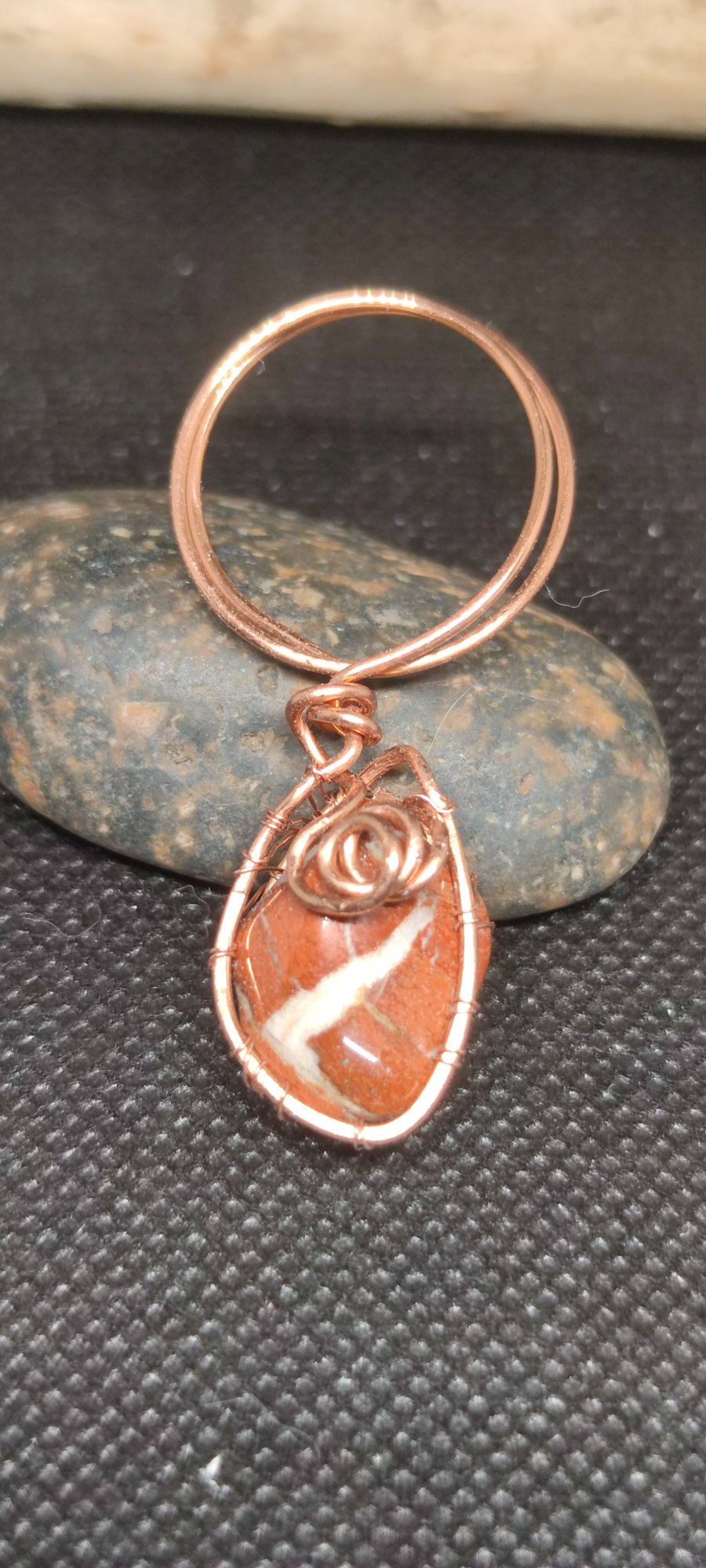 Small Red Jasper pendant 