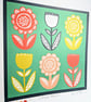 Retro Flower Garden - green - Image 3