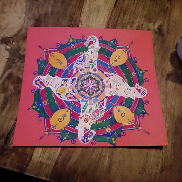 Elephant mandala 