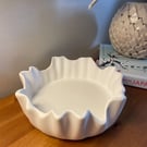 Handmade irregular ragged edge bowl 20cm