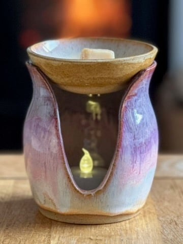 Handcrafted Ceramic Wax Warmer – Sunset Glazes