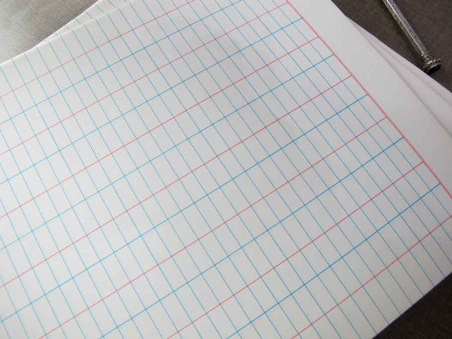 Vintage A4 Accounting Books A3 loose Leaf