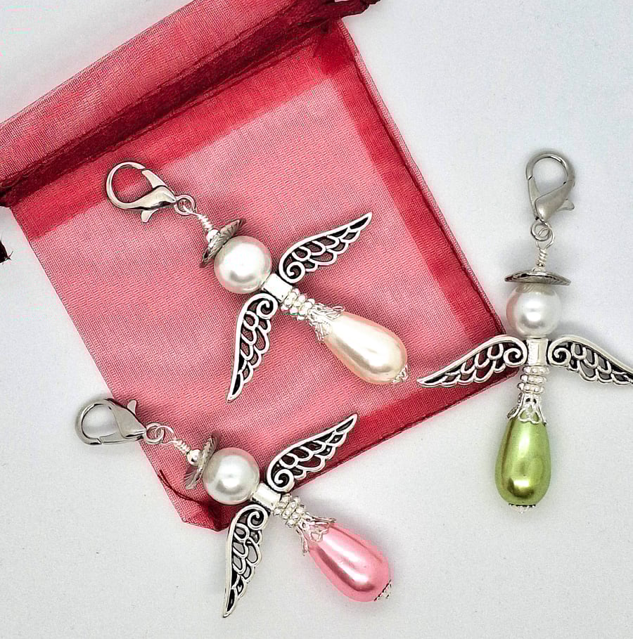 3 Large clip on Guardian Angels 20M