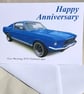 Ford Mustang GTA Fastback 1967 - Birthday, Anniversary, Retirement, Plain Cards - Image 3