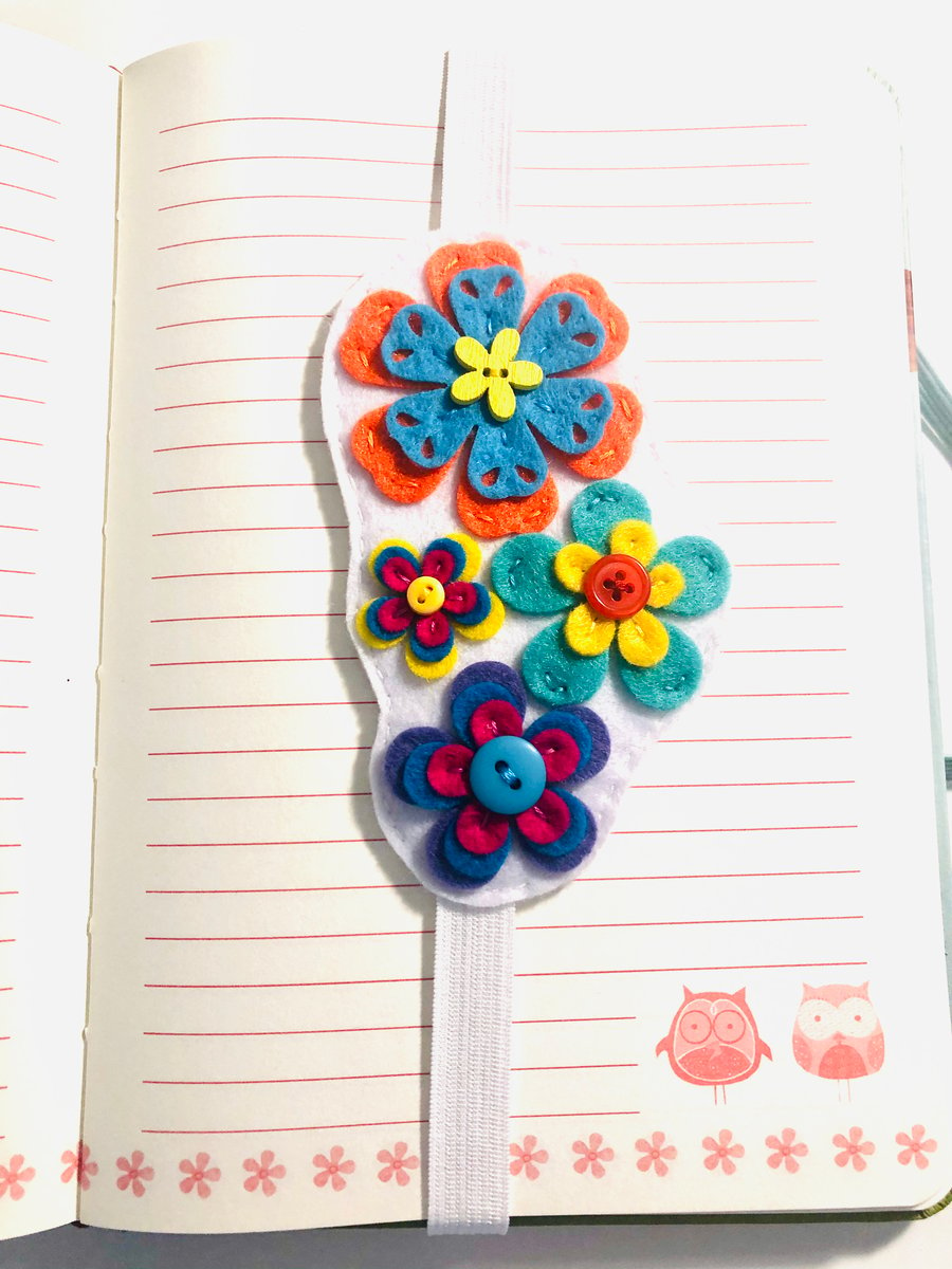 Flower bookmark 