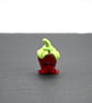 small glass strawberry figure - Image 1