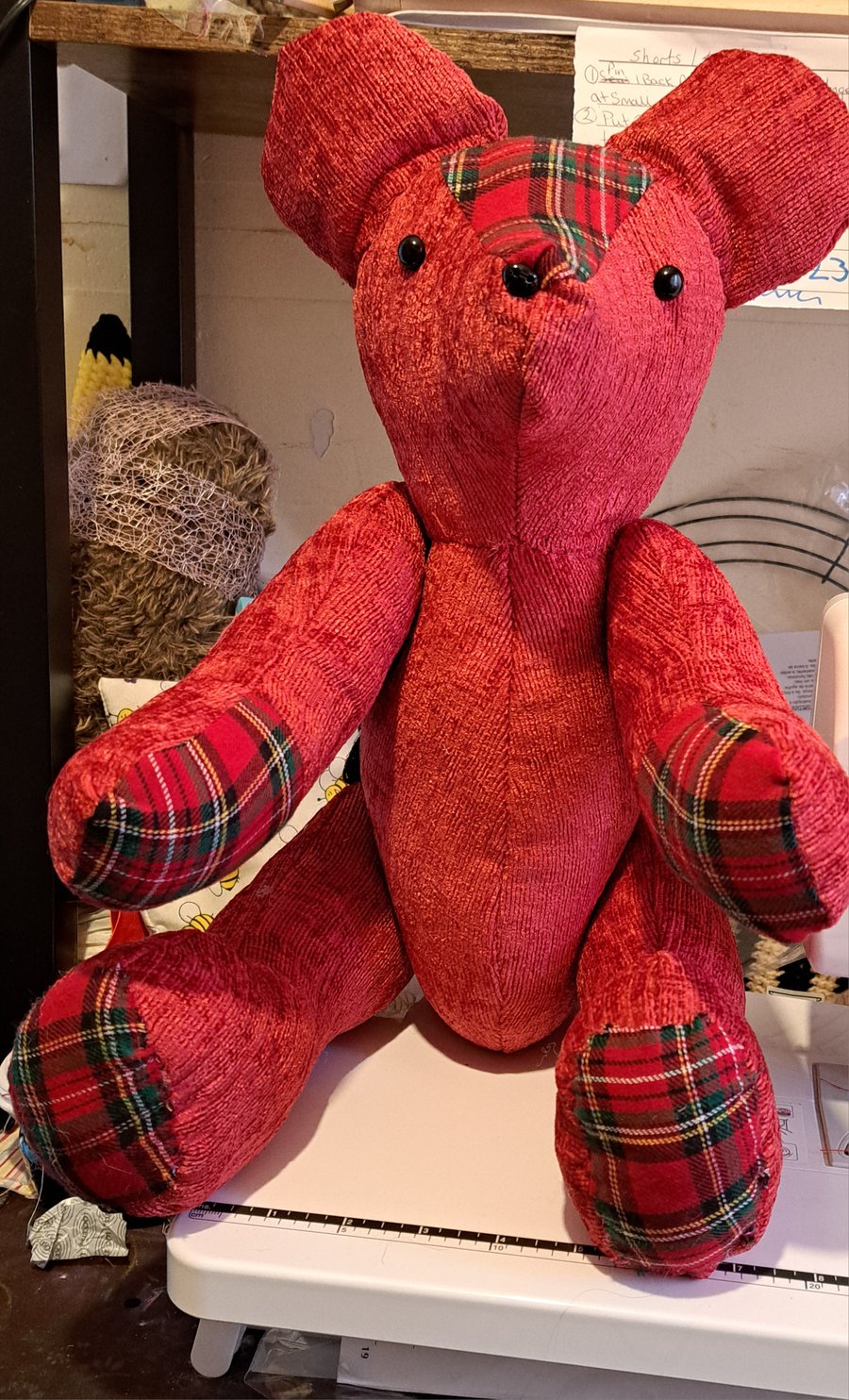 Teddy bear 21inches tall with wings