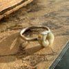 Sterling Silver Antique Denture Tooth Ring