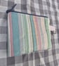 Hand made zip up purse with key ring attachment - Image 3
