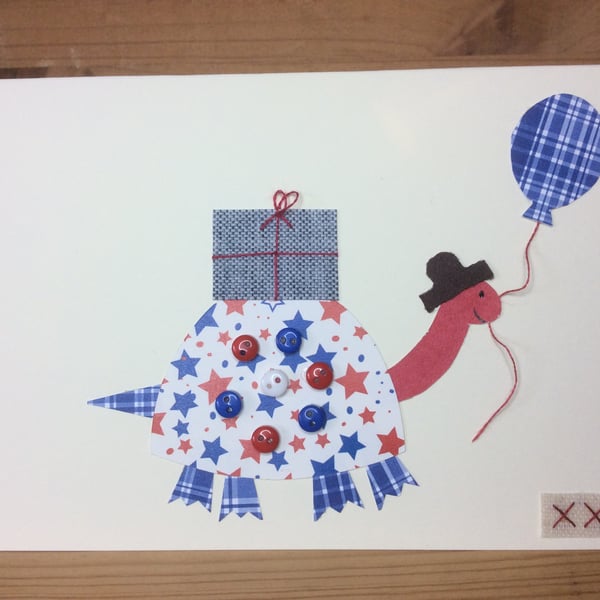 Sammy The Tortoise Birthday Card 