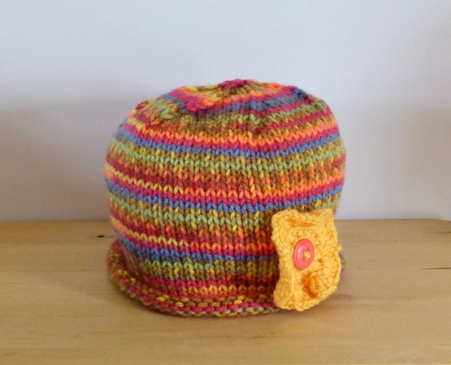 Hand Knitted Baby Hat