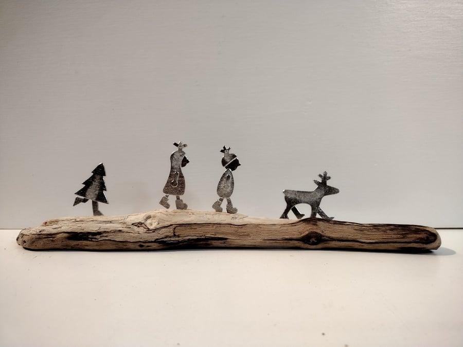 Two children and Reindeer 3