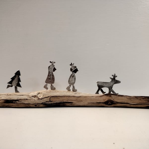 Two children and Reindeer 3