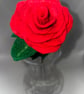 Long-stemmed felt rose - Image 3