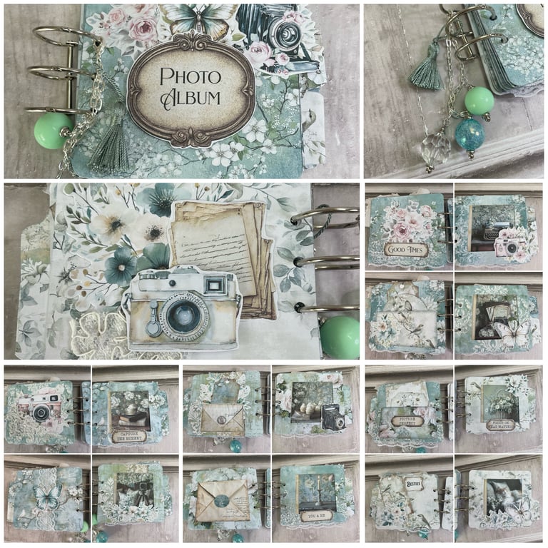 Home - Camera Shaped Mini Photo Album by Carolee Crafts PB7 0018