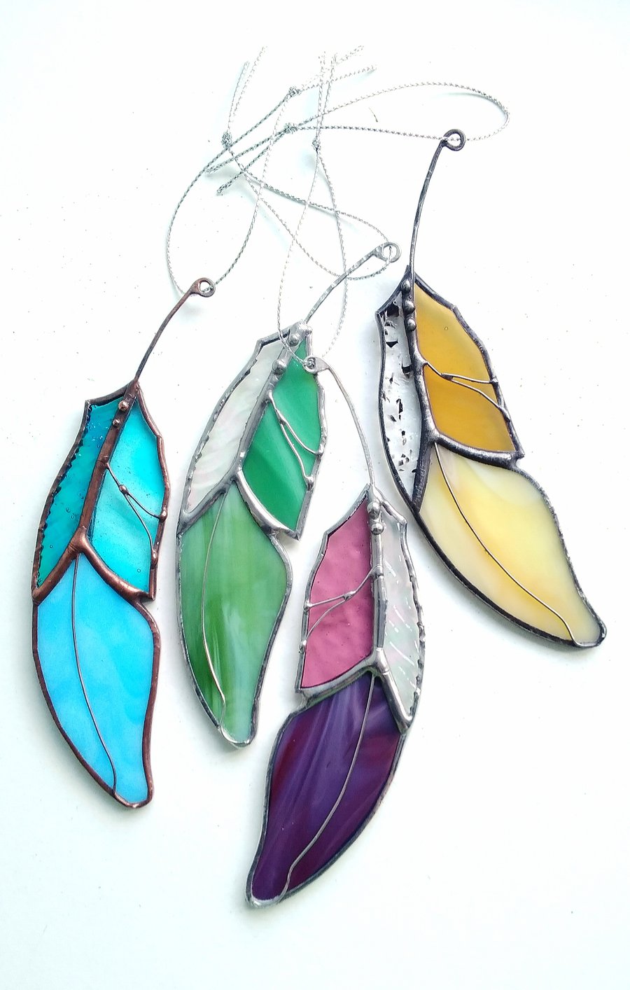 Stained Glass Answer Feather