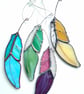 Stained Glass Answer Feather