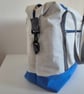 Large Upcycled Sailcloth Travel Bag – Zipped Weekender and Carryall Tote - Image 3