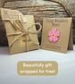 Pink Forget Me Not Pin, Handmade Remembrance Brooch, Sympathy Gift, Keepsake - Image 5
