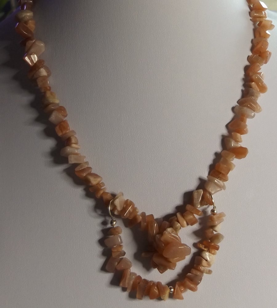 Sunstone necklace 