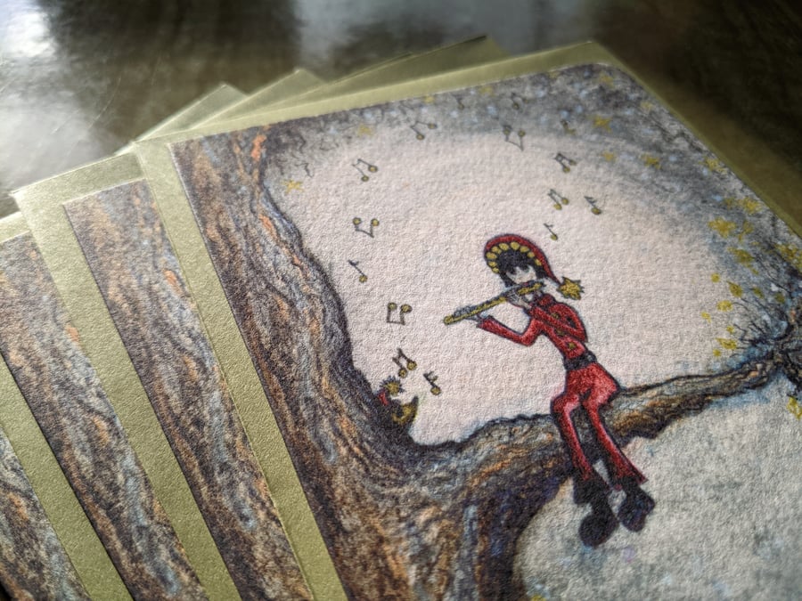 Woodland Winds Yuletide Cards - Set of 5