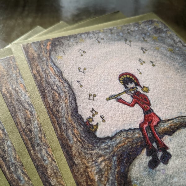 Woodland Winds Yuletide Cards - Set of 5