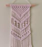 Handmade Macramé Wall Hanging - White Cotton Boho Wall Decor. - Image 2