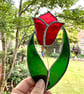 Stained Glass Tulip Suncatcher Handmade Hanging Decoration  - Image 9