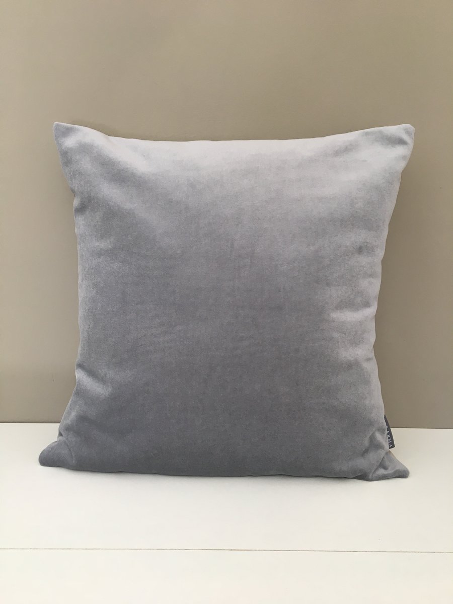 Cushion- Grey Velvet