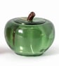 Small Apple Shaped Trinket Pot – Green