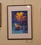 Summer Storm I original artwork oil pastel - Image 5