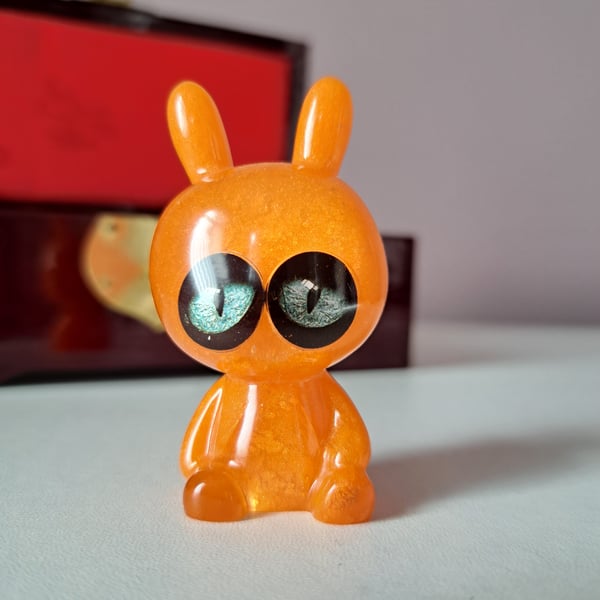 Creepy Cute Orange Rabbit