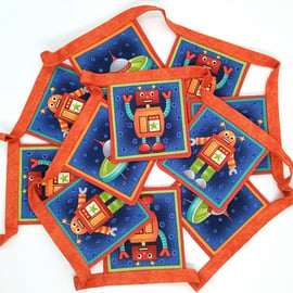 Robot and Spaceship bunting 147