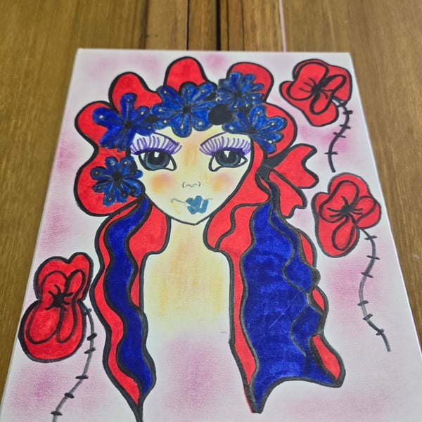 Fairy Canvas Drawing 