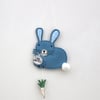 'Mr Blue Rabbit loves Carrots' - Hanging Decoration