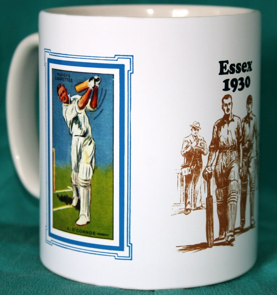 Cricket mug Essex 1930 vintage design mug