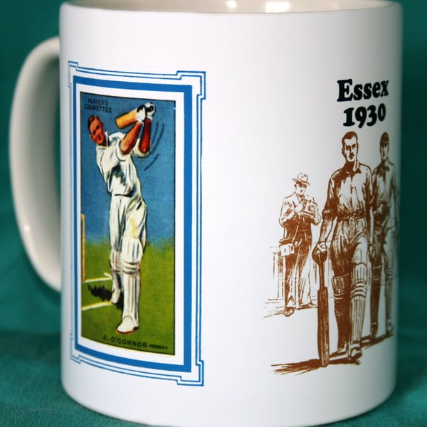 Cricket mug Essex 1930 vintage design mug