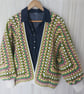Crochet 'Spring Garden' Hexi Cardigan 