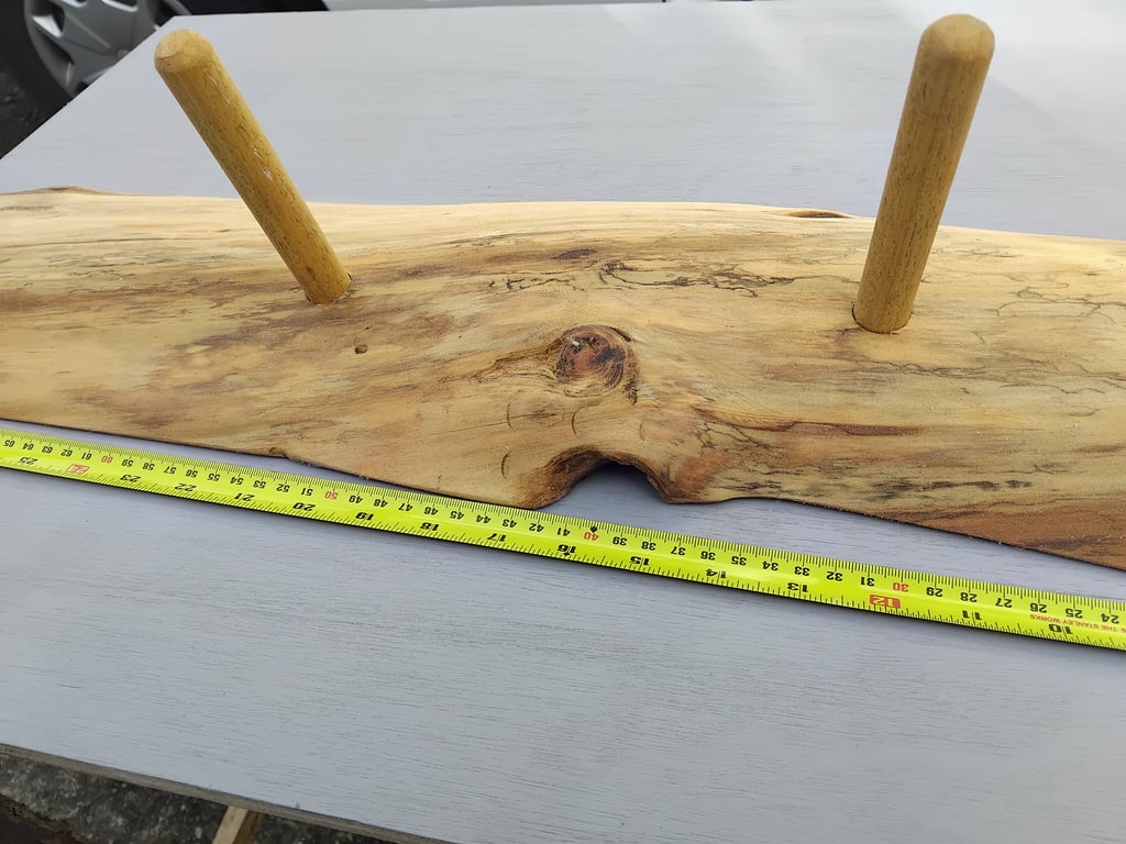 Handmade coat rack 