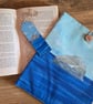 Hand Painted Bookbag and Bookmark - North Berwick Bass Rock - Image 1