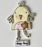 'Cheep Cheep Chick' Handmade Magnet - Image 3