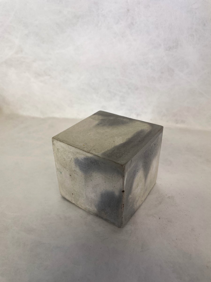e Concrete Cube Mini Sculpture (65mm)