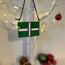 Devon Flag in stained glass