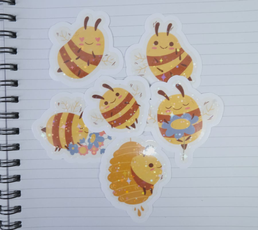 Cute Bee Stickers