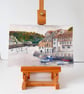 Looe, Cornwall original painting watercolour and gouache - Image 4
