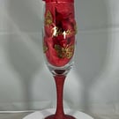 Personalised Classic Butterflies Champagne Glass