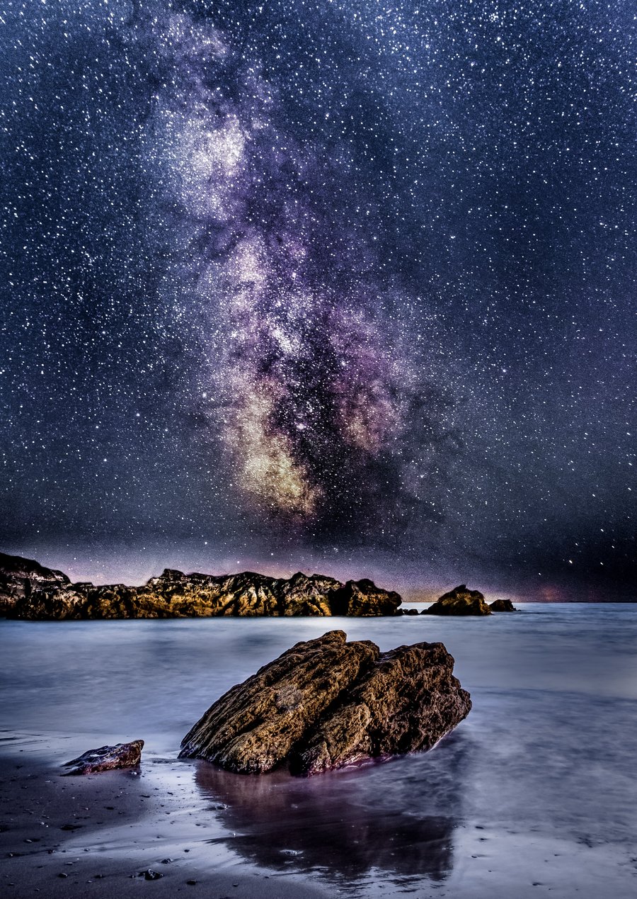 Photograph - Milky Way from Sharrow Point  Cornwall